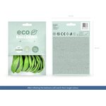 Eco Balloons 30cm metallic, green apple: 1pkt/10pc.