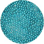 FunCakes FunCakes Sugar Beads Medium Metallic Blue 80 g