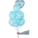 Balloons 30 cm, Mom to Be, Pastel Light Blue 1pkt/6pc.