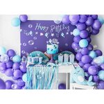 Party curtain, blue, 90x250cm