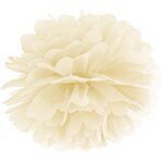 Tissue paper Pompom, cream, 35cm