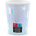 Paper cups Narwhal, mix, 220ml 1pkt/6pc.