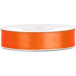 Satin Ribbon, orange, 12mm/25m