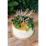 Wooden topper Wild One, 22cm