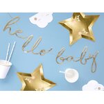 Banner Little Star - Hello Baby, gold, 18x70cm