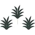 Cupcake toppers Aloha - Pineapple 1pkt/6pc.