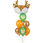 Balloons 30 cm, Deer, mix 1pkt/6pc.