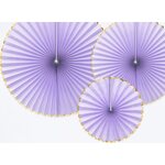 Decorative Rosettes Yummy, light lilac 1pkt/3pc.