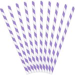 Paper Straws, lilac, 19.5cm 1pkt/10pc.