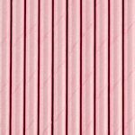 Paper Straws, light pink, 19.5cm 1pkt/10pc.