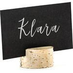 Wooden place cards holders, diameter 3-4cm: 1pkt/10pc.