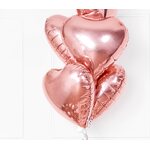 Foil Balloon Heart, 45cm, rose gold