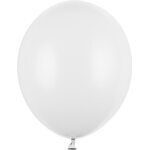 Strong Balloons 30cm, Pastel Pure White: 1pkt/10pc.