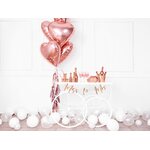 Foil Balloon Heart, 45cm, rose gold