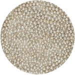 FunCakes Sugar Pearls Medium Metallic Silver 80 g