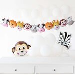 Balloon wreath Animals 206x34cm