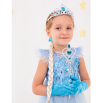 Princess outfits, silver and blue, 9 pieces.