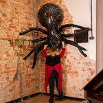 Giant Spider Halloween foil balloon 227x155cm