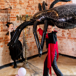 Giant Spider Halloween foil balloon 227x155cm