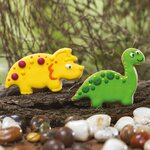 Decora DINO PLASTIC COOKIE CUTTERS SET OF 2