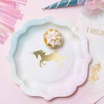 WE HEART UNICORNS PLATE