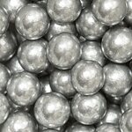 Decora 100 G BIG SILVER SUGAR PEARLS