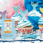 Decora 6 MERMAIDS SUGAR DECORATIONS NO E171