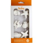 Decora 9 SEA SHELLS SUGAR DECORATIONS