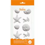 Decora 9 SEA SHELLS SUGAR DECORATIONS