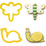 Decora DRAGONFLY AND SNAIL PLASTIC COOKIE CUTTERS SET OF 2