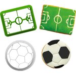 Decora GOAL PLASTIC COOKIE CUTTERS SET OF 2