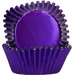 FunCakes Foil Baking Cups Metallic Purple pk/48