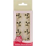 FunCakes Sugar Paste Decorations Skulls Set/8