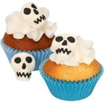 FunCakes Sugar Paste Decorations Skulls Set/8