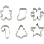 Wilton Mini Cookie Cutter Set Wreath Mini Set/6