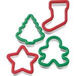 Wilton Grippy Cutter Christmas set/4