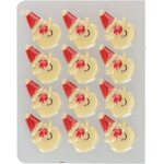 FunCakes Chocolate Decorations Santa Set/12