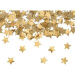 Confetti cannon, golden stars, 20cm