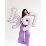 Foil Balloon Number ''9'', 72cm, purple