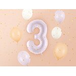 Foil Balloon Number ''3'', 72cm, purple