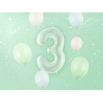 Foil Balloon Number ''3'', 72cm, green