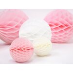 Honeycomb Ball, white, 20 cm