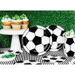 Plates Football, mix, 18cm 1pkt/6pc.