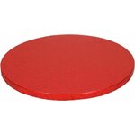 FunCakes paksu kakkualusta pyöreä 25 cm, punainen