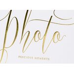 Valokuva-albumi Precious moments, 20 x 24,5 cm, valkoinen, 22 sivua