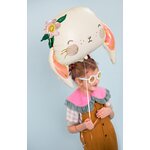 Foil balloons Rabbit, 65x55  cm, mix