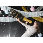 Kuohuviinipullo Happy New Year muotofoliopallo 39,5 x 98 cm