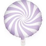 Foil Balloon Candy, 35cm, light lilac