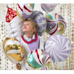 Foil Balloon Candy, 35cm, light lilac