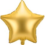 Tähti tavallinen foliopallo, 48 cm, kulta